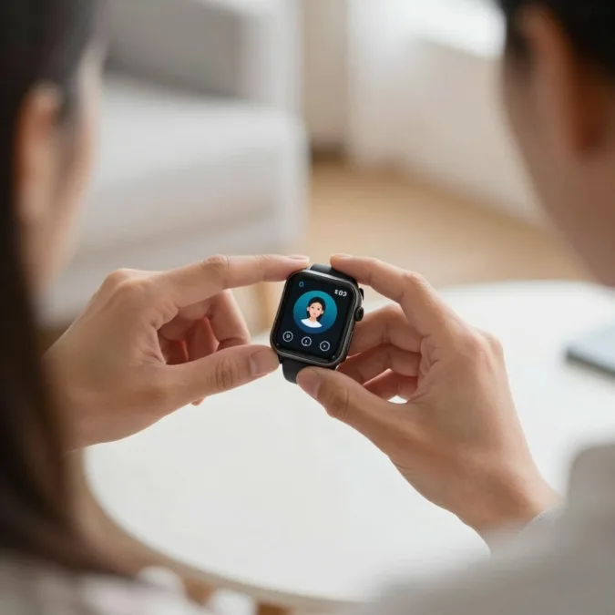 Voice assistant integration on smartwatch