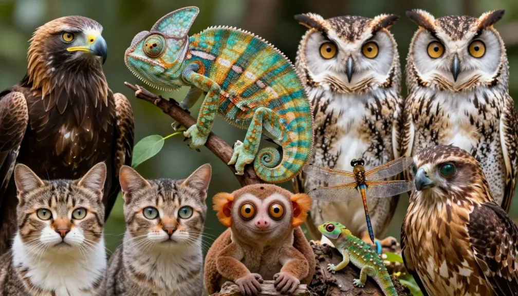 animals with best vision showcasing diverse species with exceptional eyesight