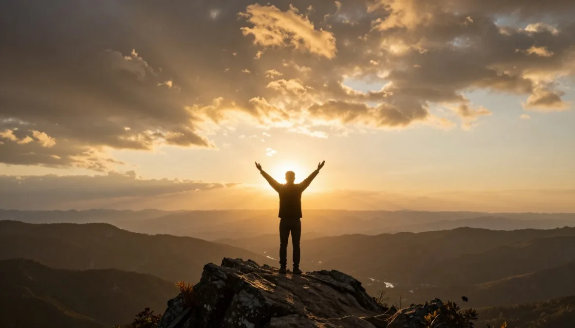 beautiful sunset worship scene symbolizing eternal worship