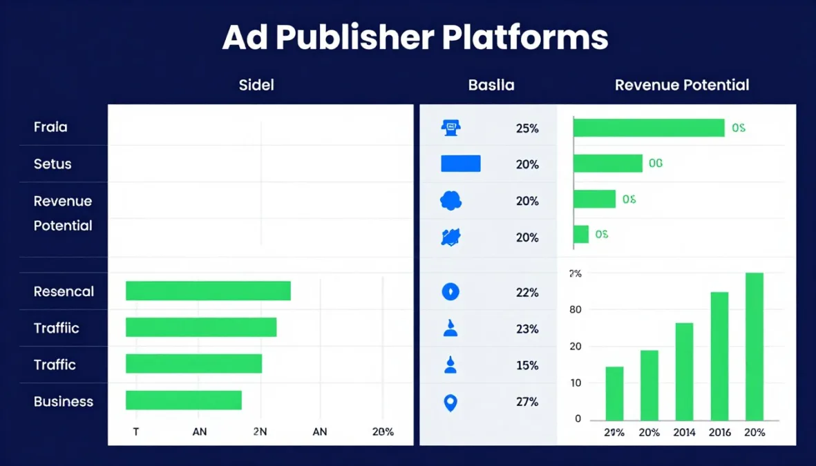 comprehensive ad publisher comparison matrix