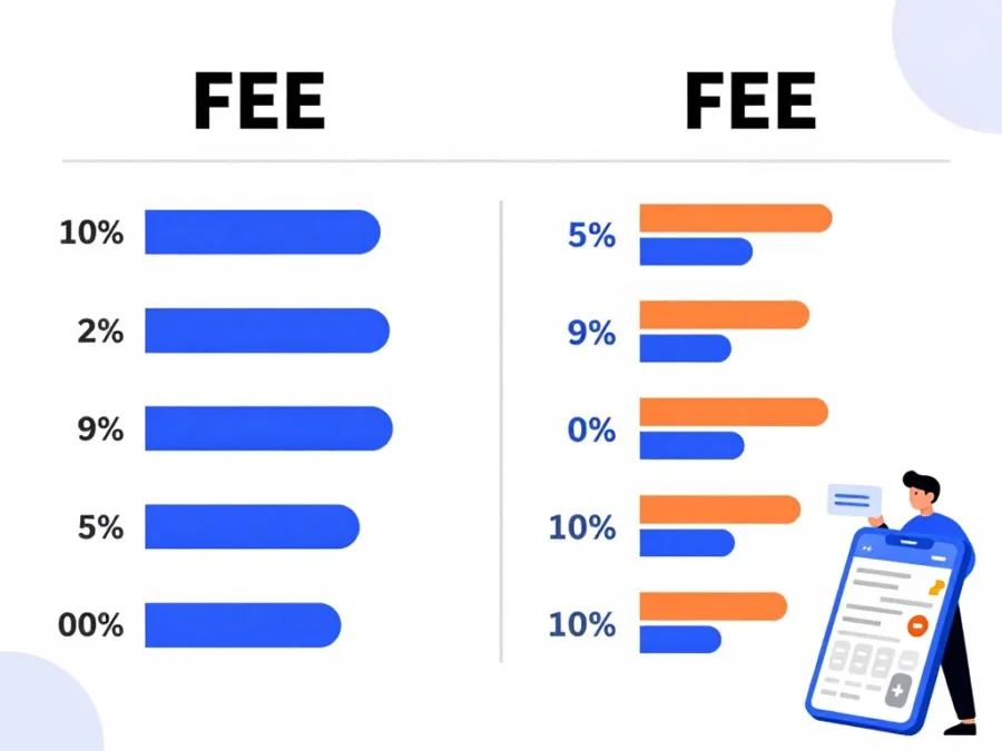 content creators comparing platform fees and earnings potential on different sites like onlyfans