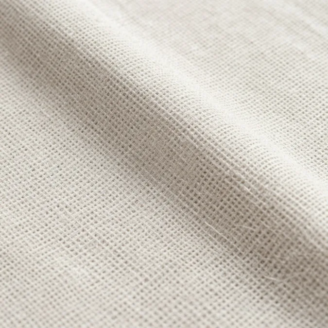 linen fabric texture close up in natural light