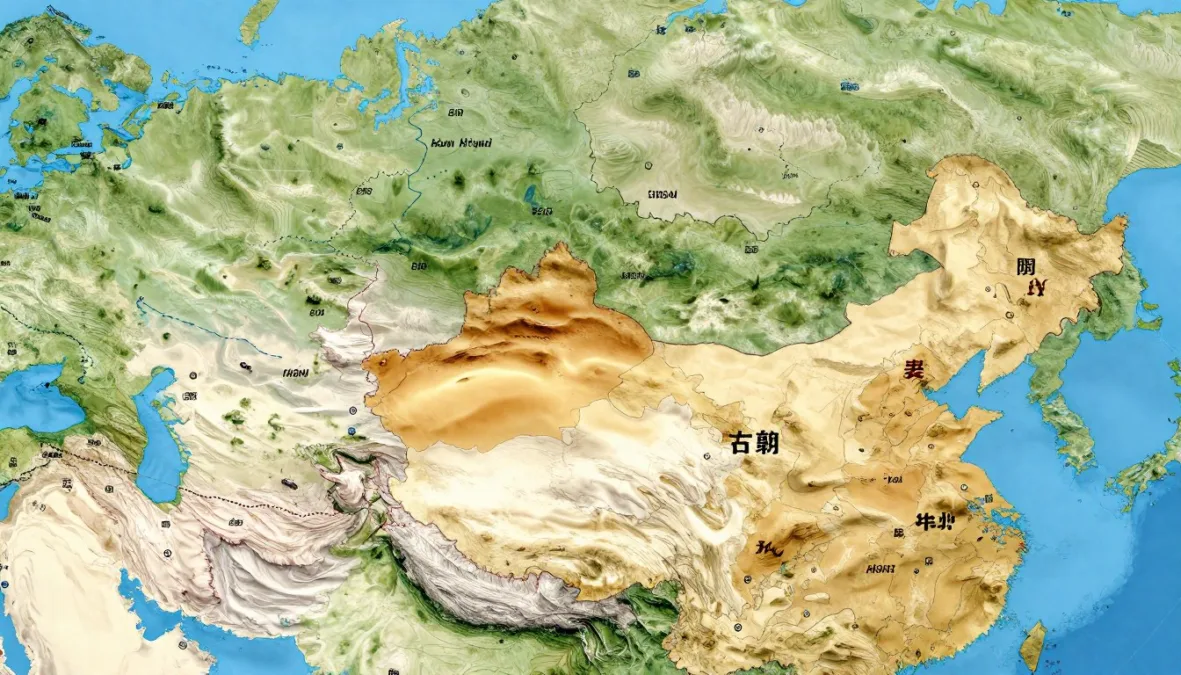 map of Mongolia showing borders with Russia and China