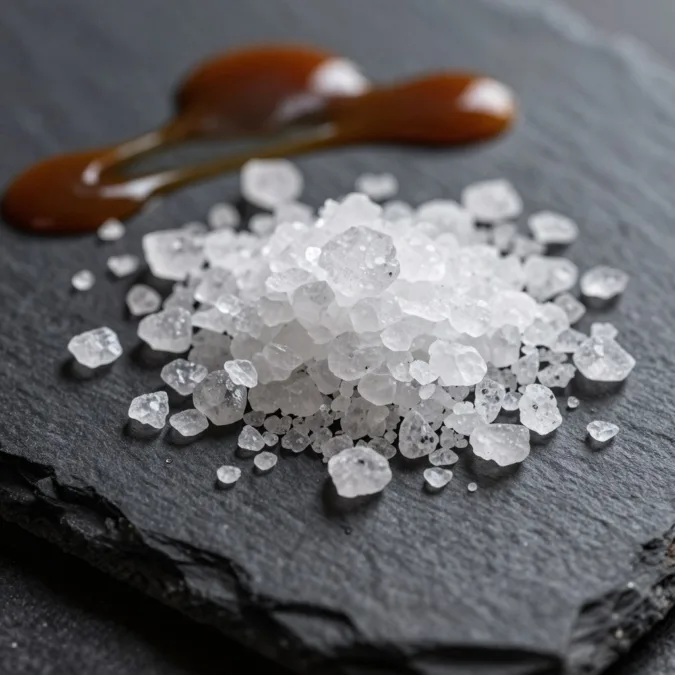 sea salt crystals for ice cream