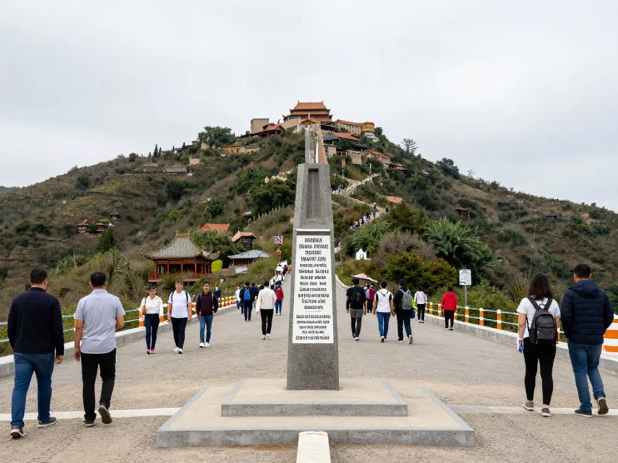 unusual border crossing point with unique features
