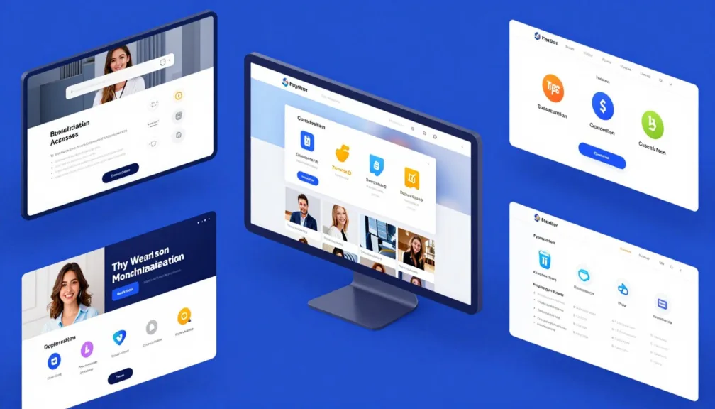 websites like OnlyFans platforms comparison showing multiple monetization options for content creators