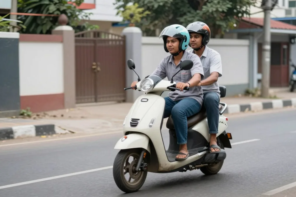 Ampere Nexus inspired value electric scooter for family use in India