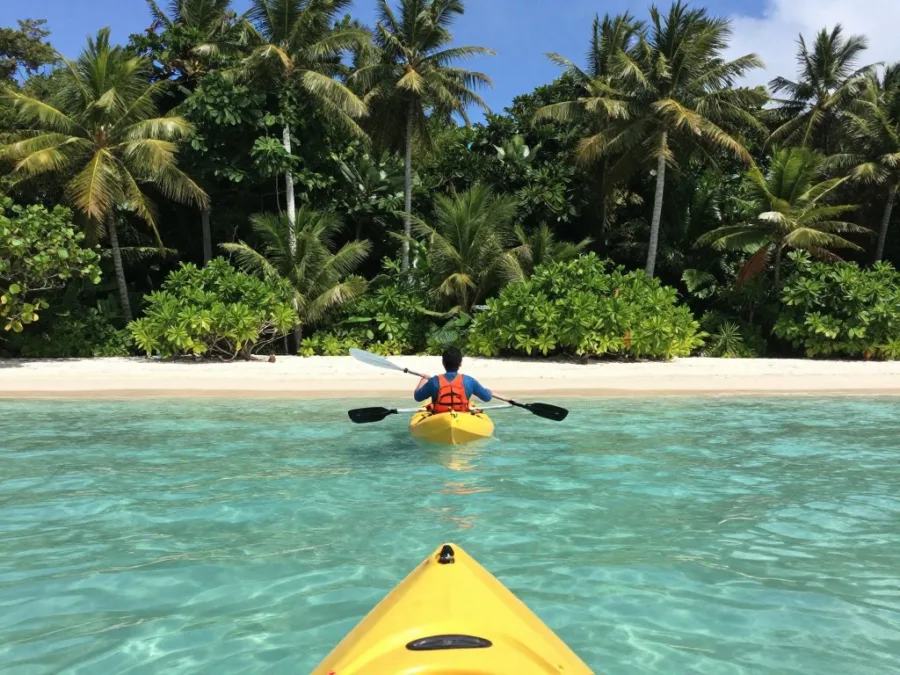 Andaman island kayak route
