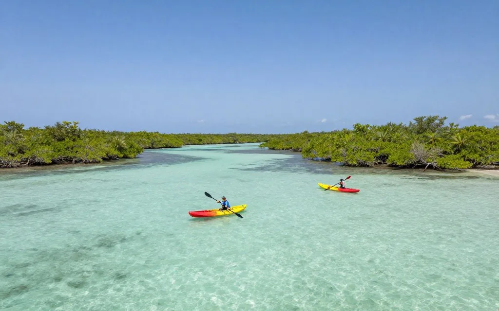 Andaman lagoon kayaking