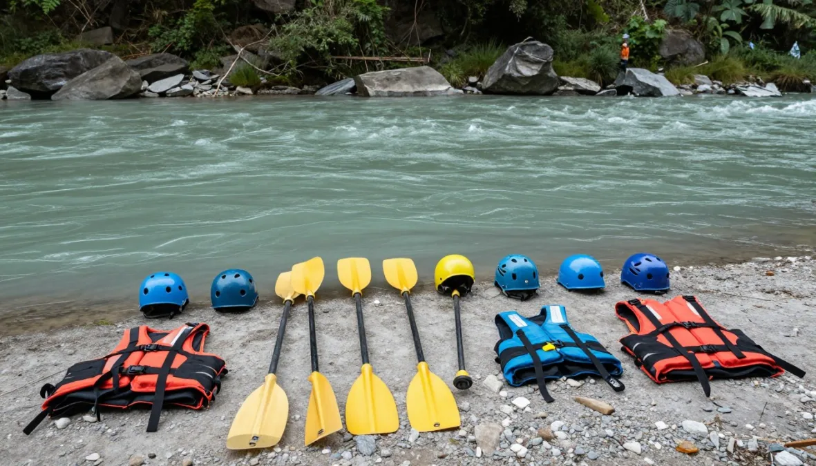 Arunachal Pradesh kayak safety gear