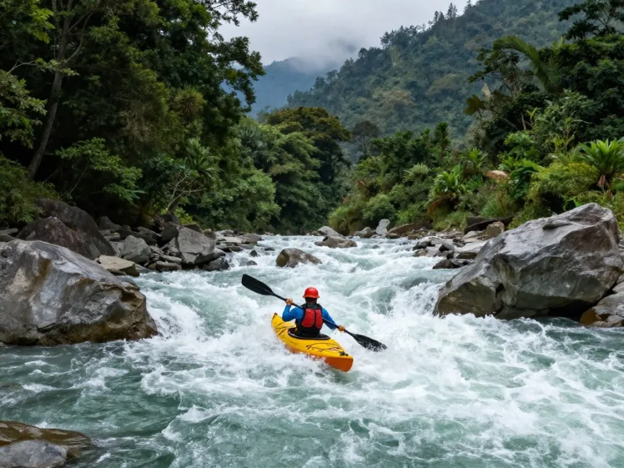 Arunachal Pradesh river rapids