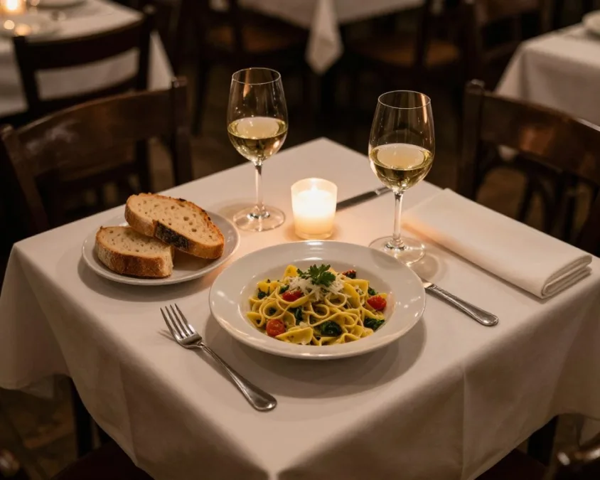 Girardi Osteria Italian dinner with wine in Edmonds