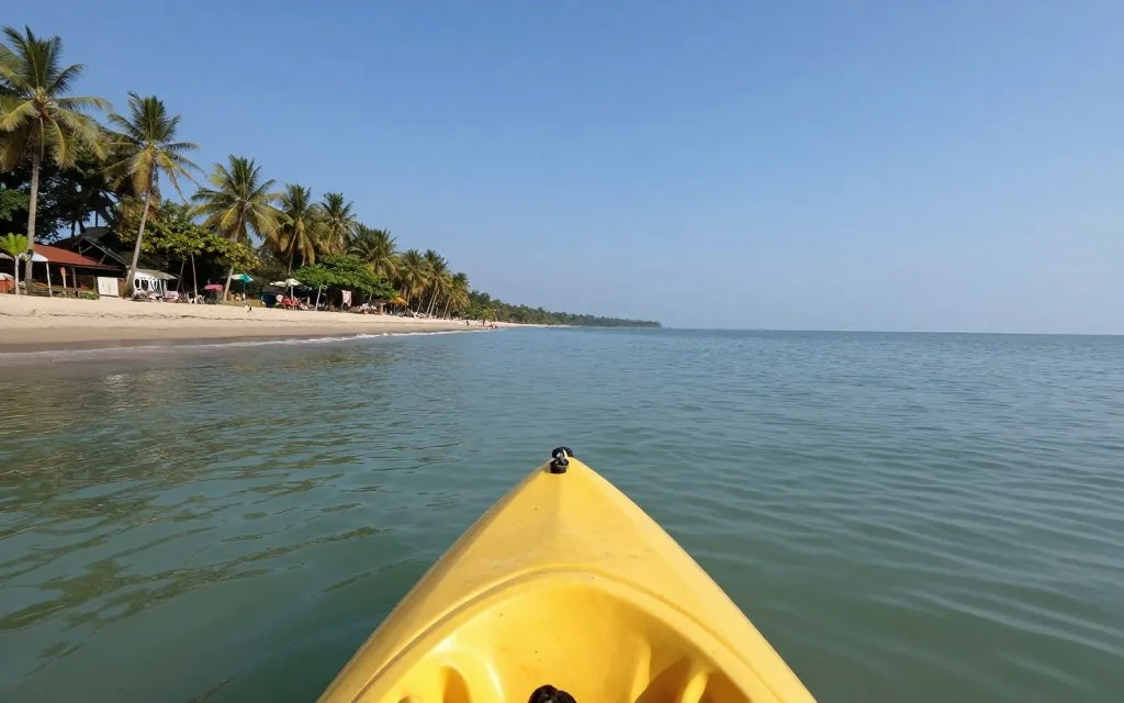 Goa beaches from a kayak