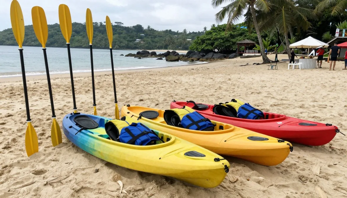 Goa kayaking equipment