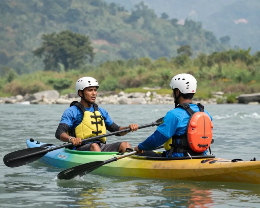 Guided kayaking in Arunachal Pradesh