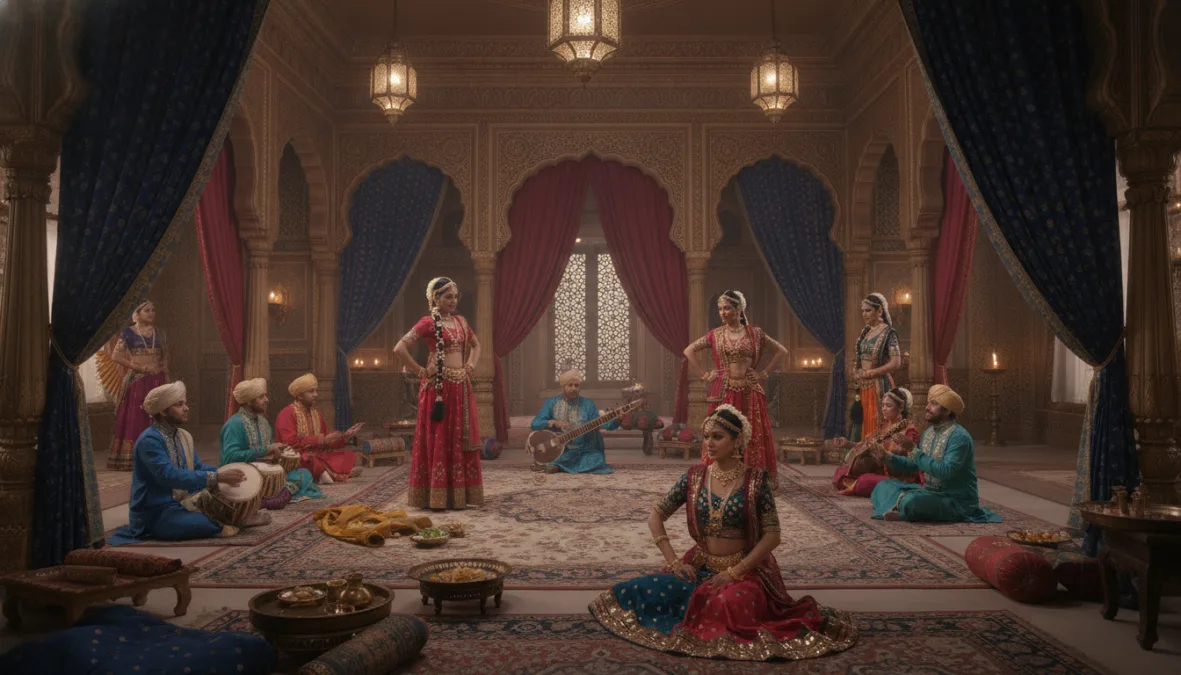Heeramandi Indian period drama inspired visual