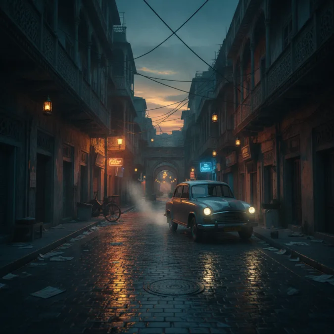 Indian crime drama scene Indian crime drama scene