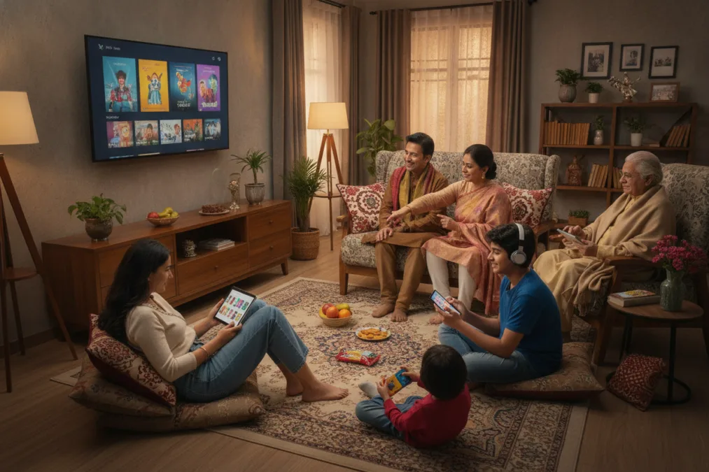 Indian viewers choosing streaming shows in 2026