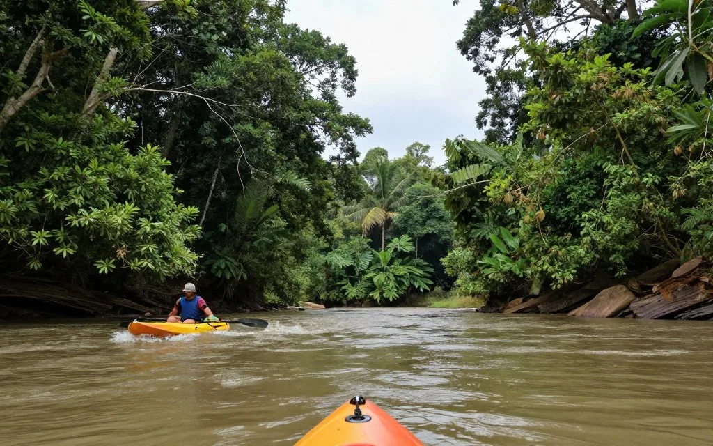Kali River forest waterways