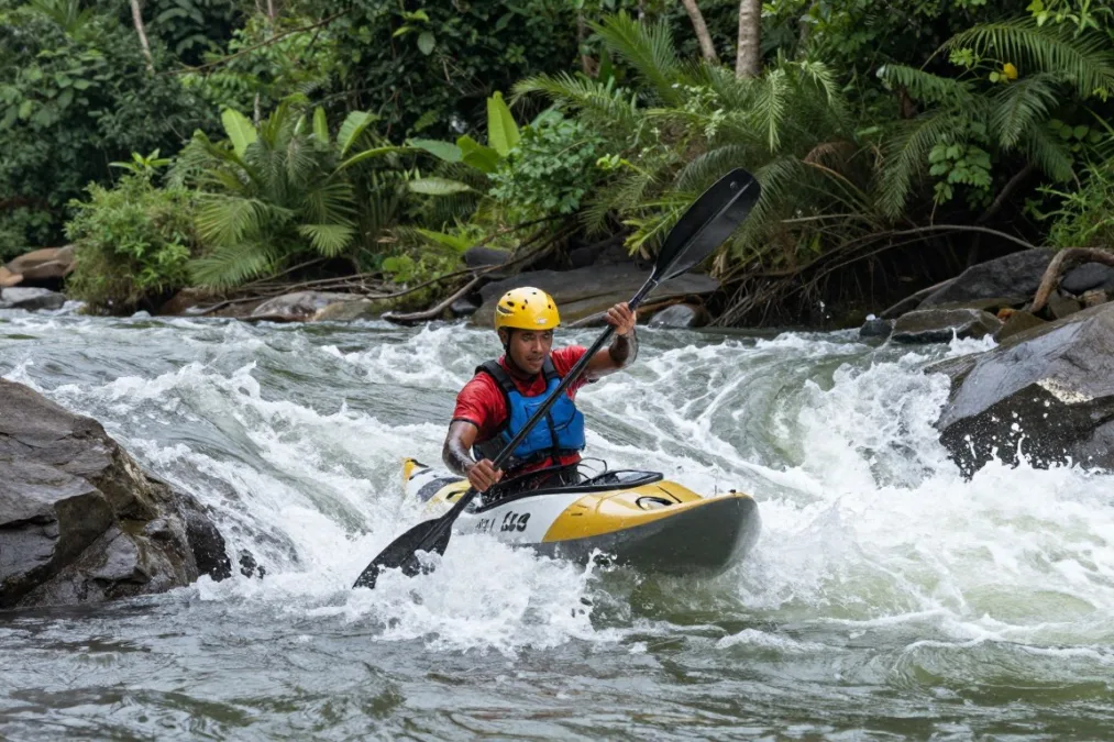 Kali River kayaking in Karnataka