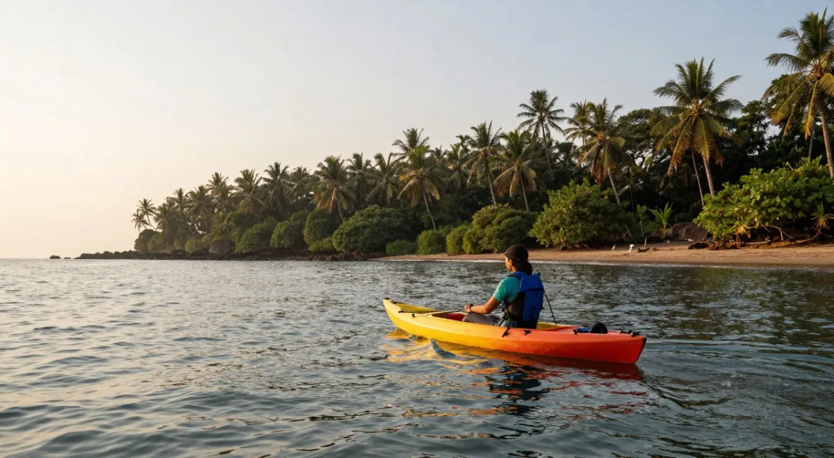Karnataka coast sea kayaking