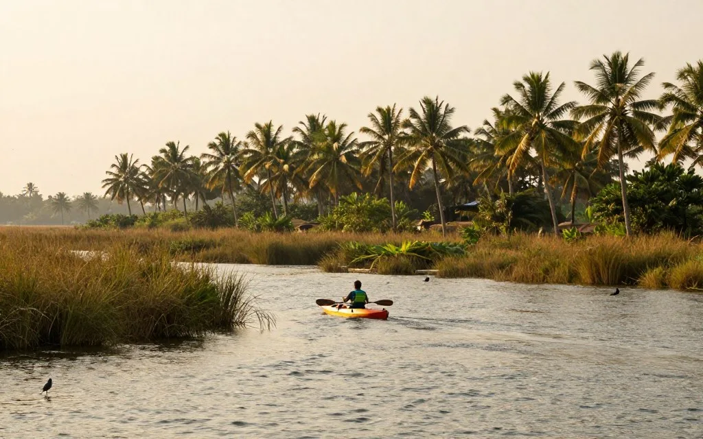 Kumarakom waterways and birds