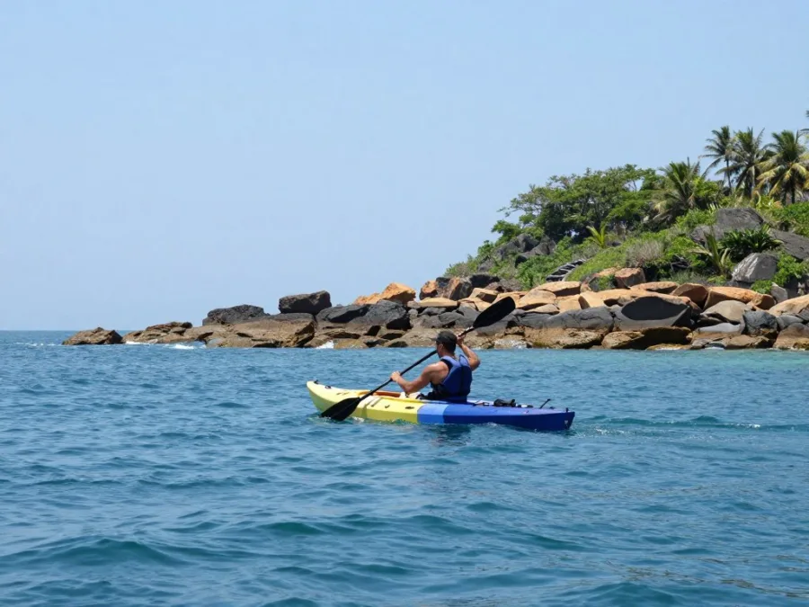 Sea kayak near Karnataka coast
