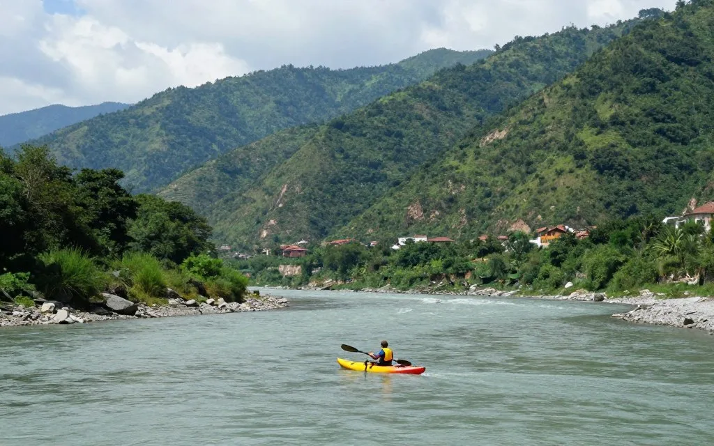 Teesta River mountain landscape