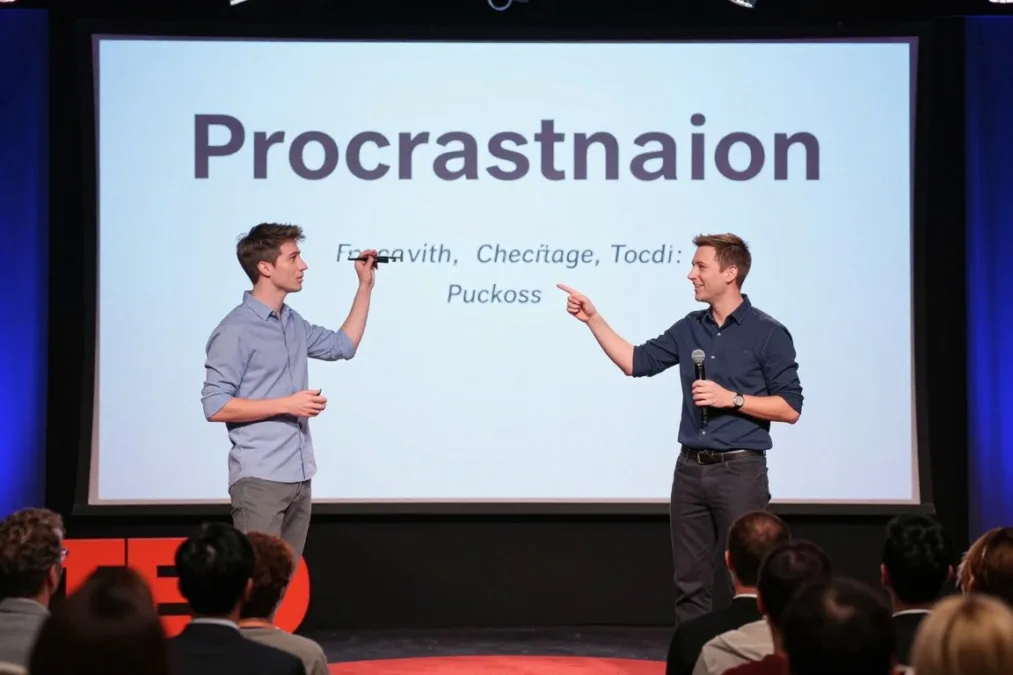 Tim Urban explaining the mind of a master procrastinator