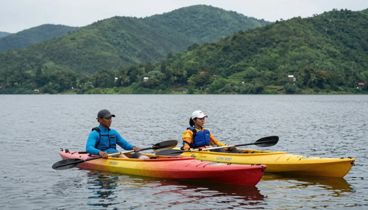 Umiam Lake kayaking equipment