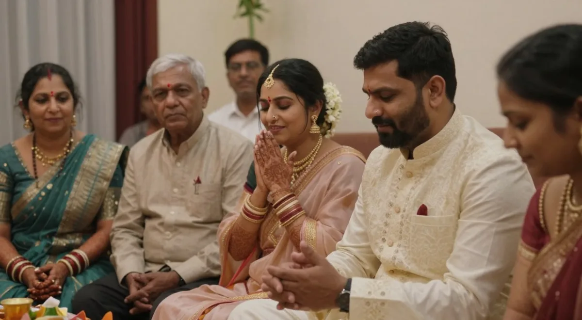 documentary wedding photography of family and guests during a quiet ceremony moment