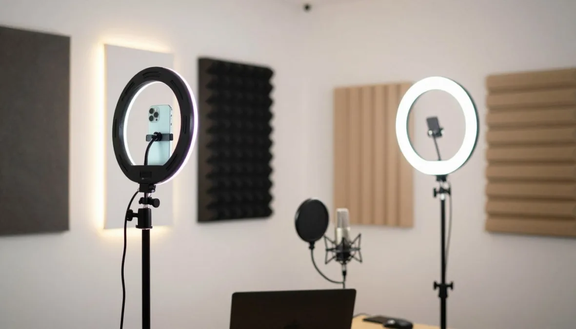 Top 10 Female TikTok Influencers production studio setup
