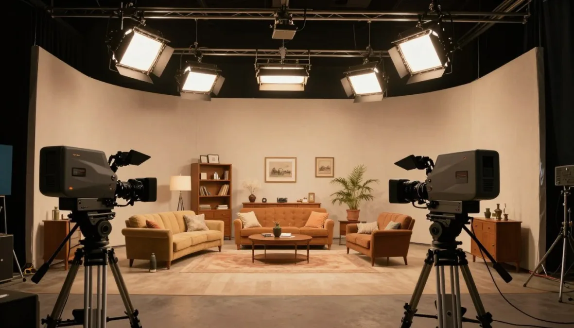 Top 10 Sitcoms of All Time vintage television production stage
